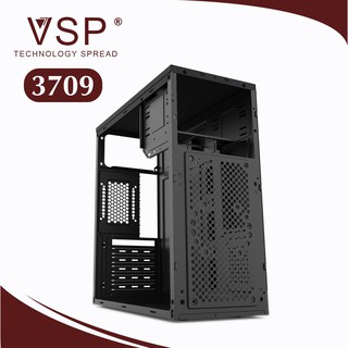 HÀNG MỚI VỀ Case VSP  3709 Chuẩn Case ATX (Mid Tower / Màu Đen )