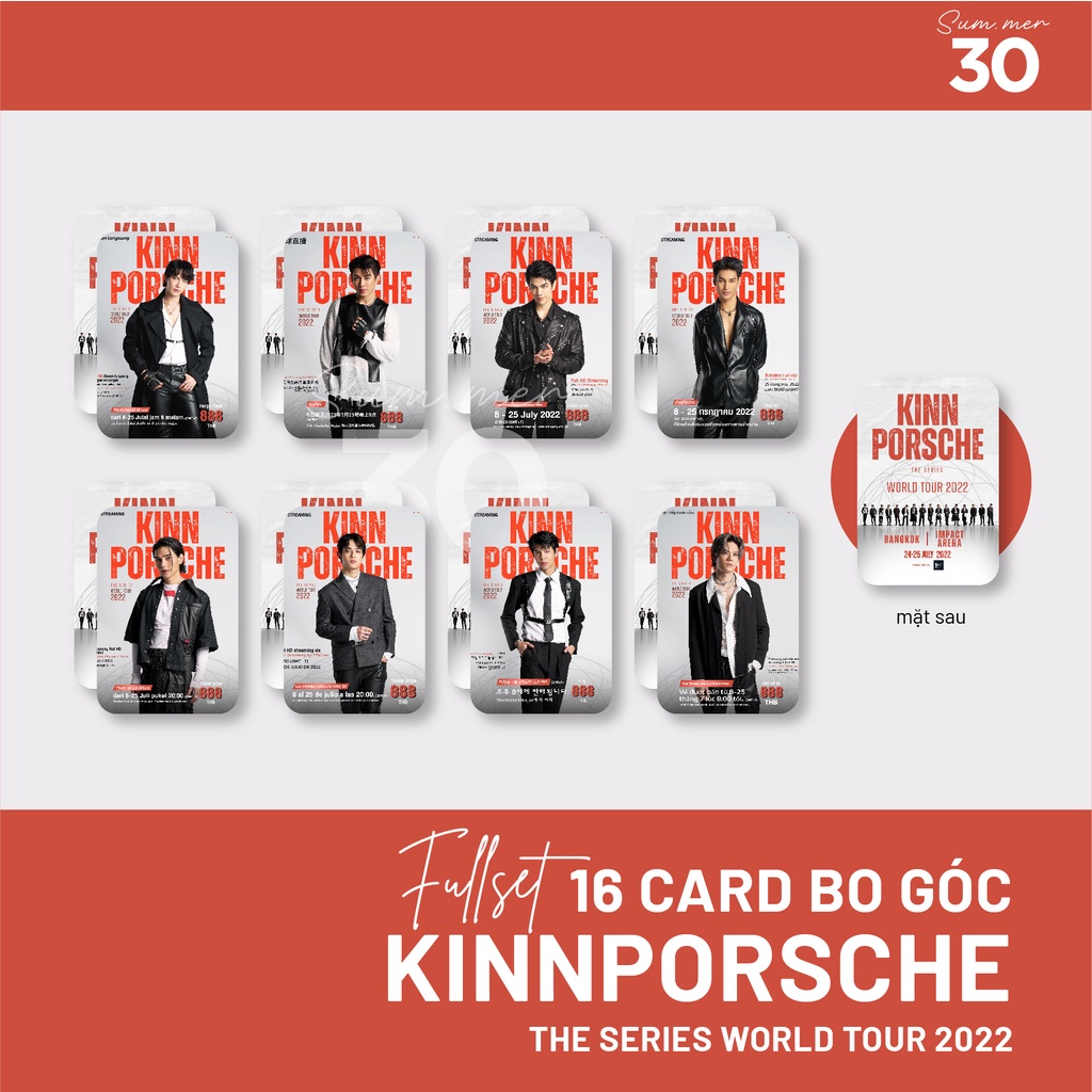 Sum.mer30 -  CARD BO GÓC KINNPORSCHE the series world tour 2022