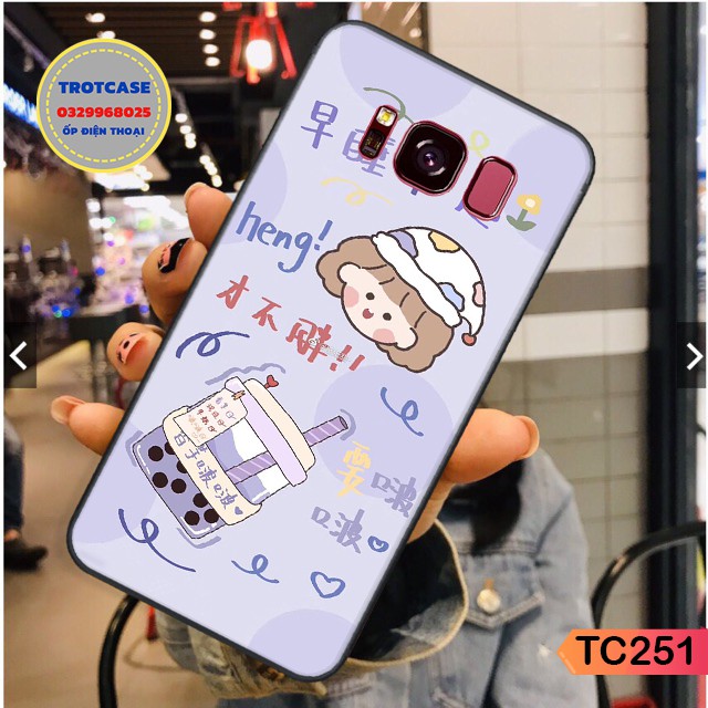 [ SAMSUNG ] Ốp lưng điện thoại Samsung S8 / S8 Plus - in hình Jum i like it và bé jum mo vũ trụ đẹp mắt