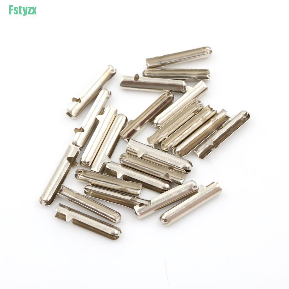 fstyzx 10pcs Metal DIY Shoelaces Repair Shoe Lace Tips Replacement End Shoelaces Craft