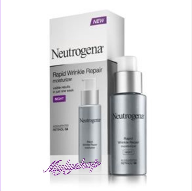 Kem dưỡng ẩm chống lão hoá ban đêm Neutrogena Rapid Wrinkle Night Moisturizer 29ml Hàng Mỹ