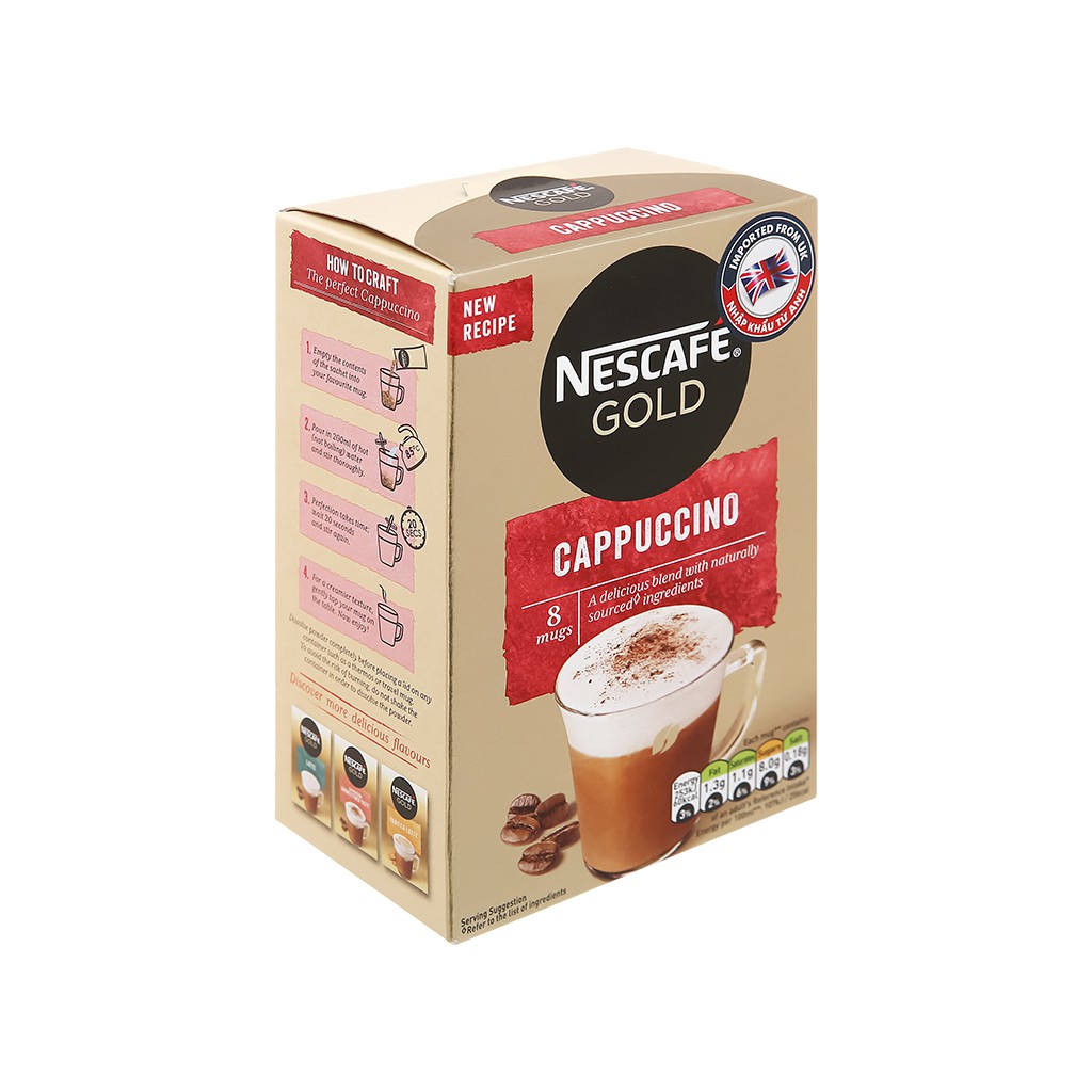 NESCAFE GOLD CAPPUCHINO 124g