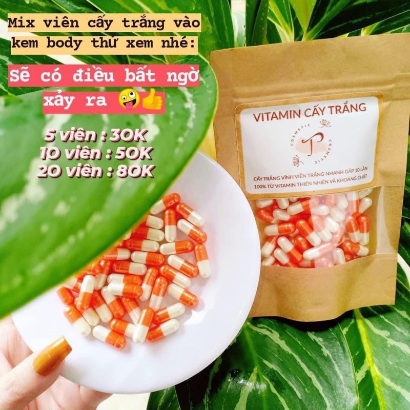 VITAMIN CẤY TRẮNG GIÚP DA NHANH TRẮNG HƠN