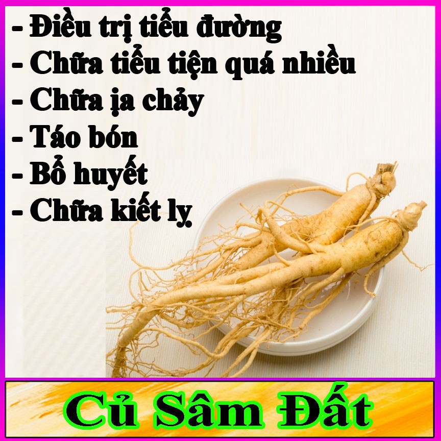 Củ Sâm Đất Khô - Loại 1 kg