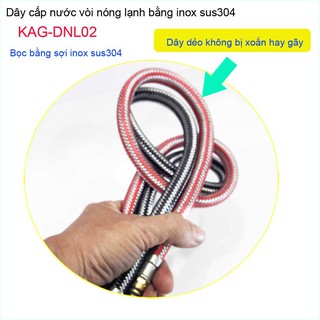 BỘ 2 DÂY CẤP VÒI NÓNG LẠNH ROCA KAG-DNL02