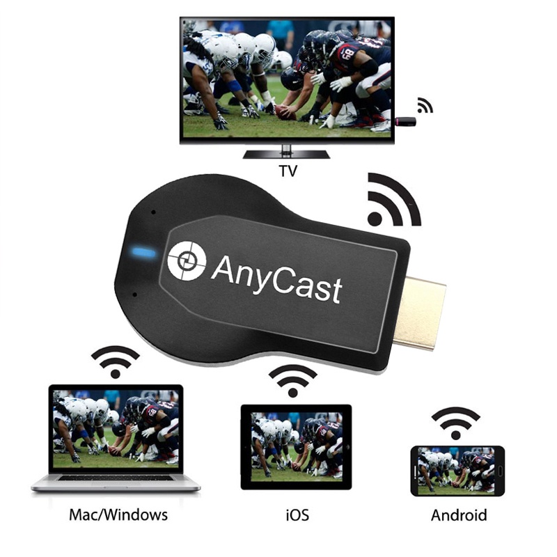 Thiết bị nhận tín hiệu màn hình không dây M2 Plus TV DLNA Miracast Airplay