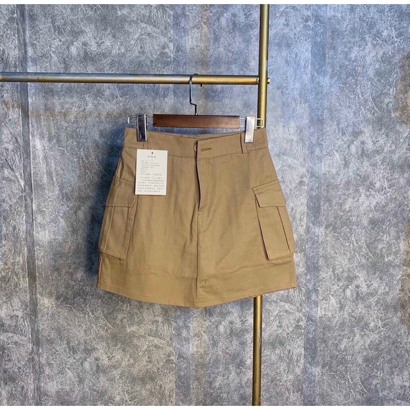 Chân váy kaki túi hộp hot hit hàng dày đẹp