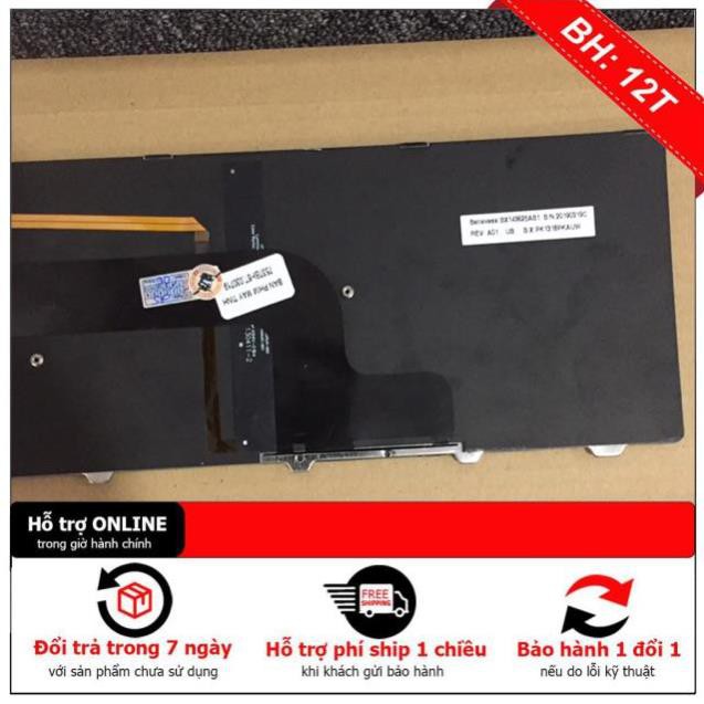 [BH12TH] (KEYBOARD) BÀN PHÍM LAPTOP DELL 7537 (US) dùng cho Inspiron 15 7000, 7535 7537