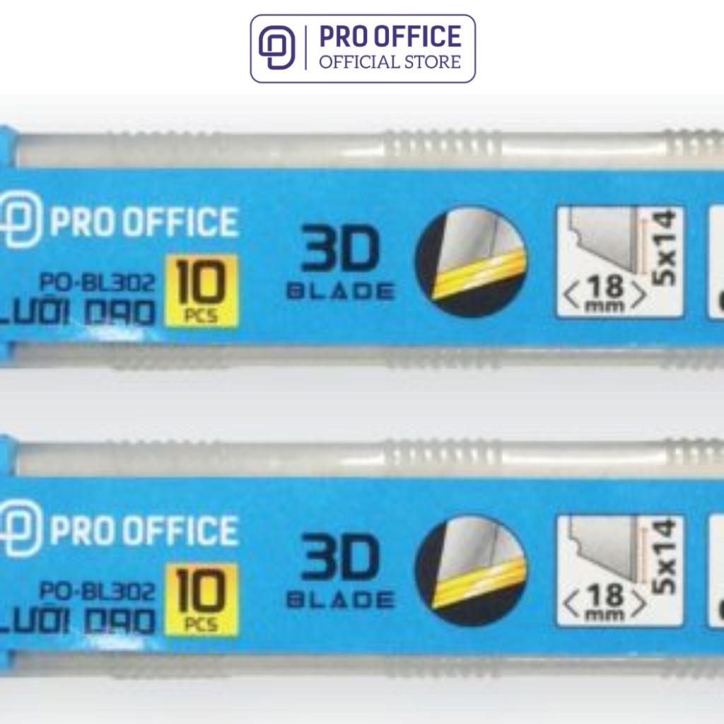 Lưỡi Dao PRO OFFICE Chất Liệu Không Gỉ, Độ Bền Cao PO-BL302