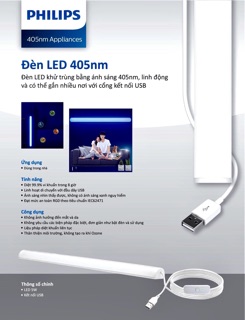 Đèn led diệt khuẩn Philips Sanitization USB luminaire