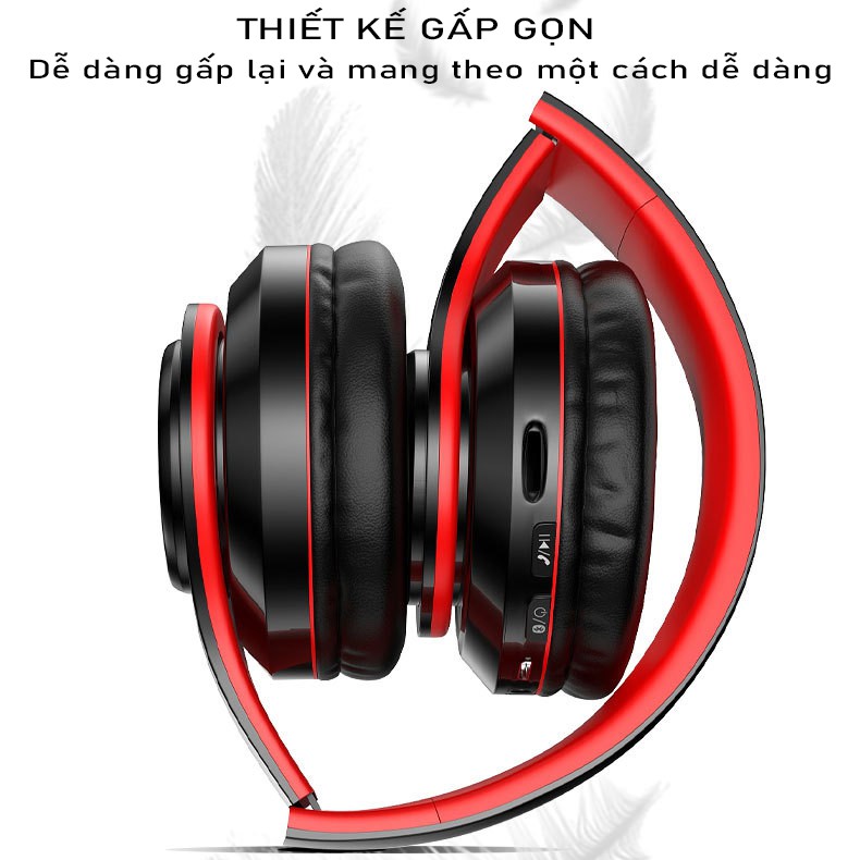 Tai Nghe Chụp Tai Bluetooth Không Dây SIDOTECH B39S Chống Ồn Pin Trâu Chơi Thể Thao Gaming Pubg Mobile Android Iphone | BigBuy360 - bigbuy360.vn