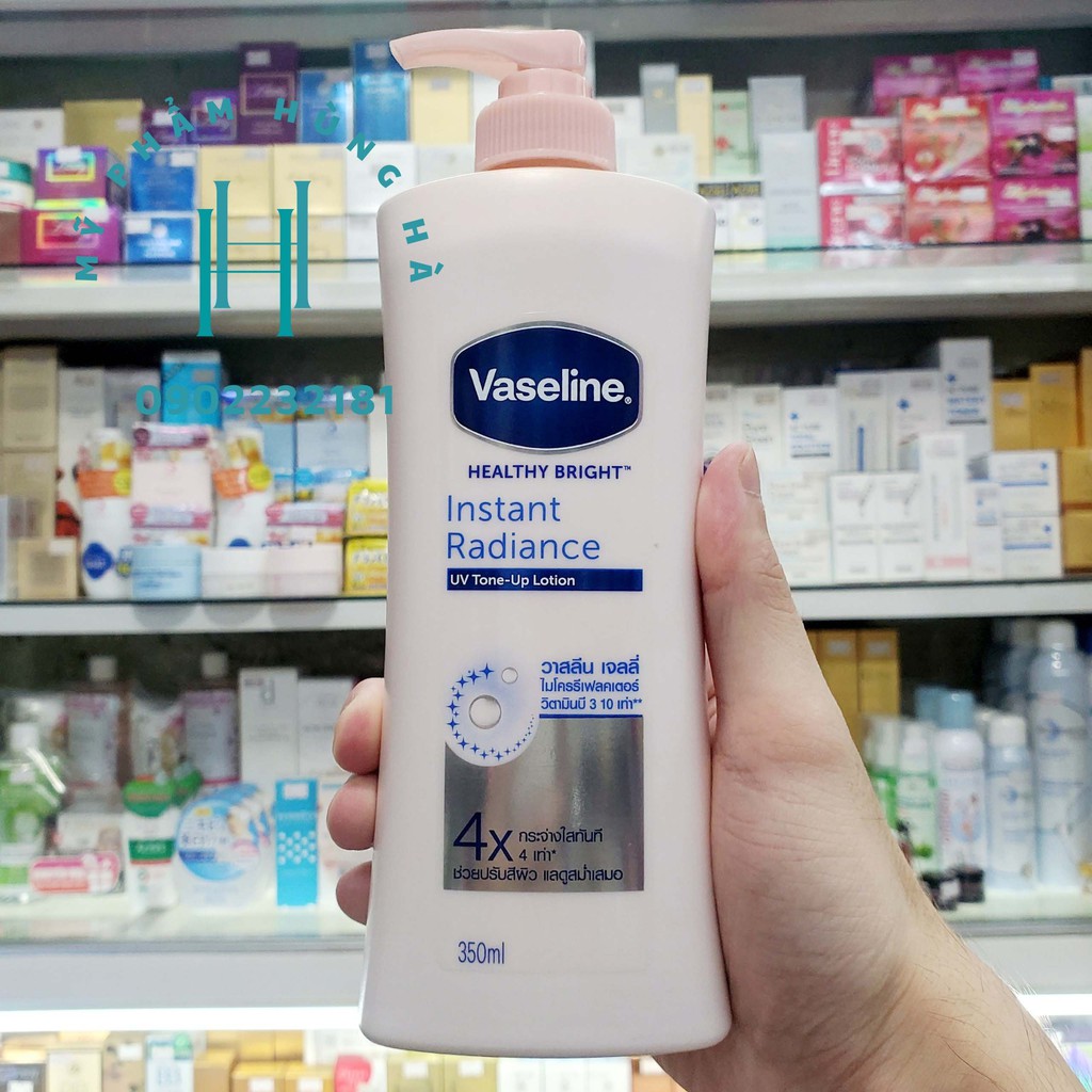 Dưỡng thể Vaseline, sữa dưỡng thể Vaseline, dưỡng thể trắng da toàn thân tức thì 350ml