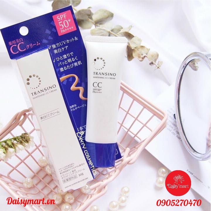 KEM NỀN CC TRANSINO 30g- SPF 50