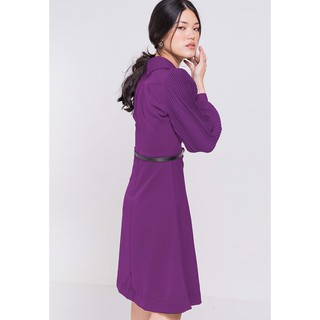Đầm Dài Cổ V Bản To Lilya 01DRE2067