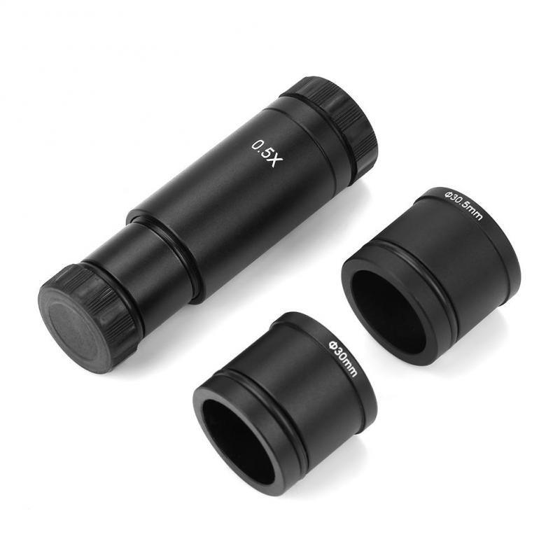 Đầu nối chuyển đổi ống kính Haape 0.5X C-mount 30/30.5mm cho máy quay Microscope CCD