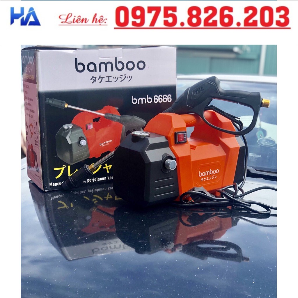 Máy Rửa Xe 1800W Bamboo 6666 - Hàng Sẵn