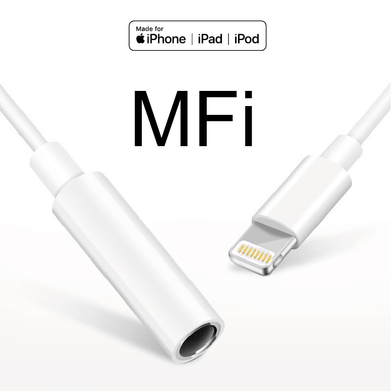 [Mã ELHACE giảm 4% đơn 300K] Jack chuyển đổi tai nghe iPhone Lightning sang 3.5mm chuẩn MFi chính hãng