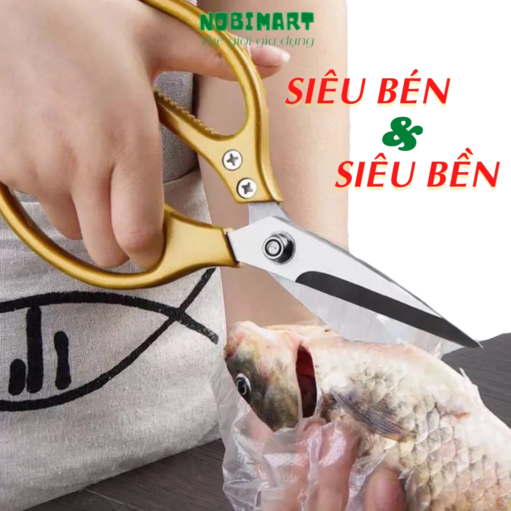 Kéo làm bếp Nhật Bản cắt gà SK5 đa năng cắt xương thịt gà