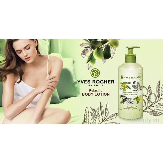 - Gel tắm Yves Rocher 400ml + Dưỡng thể Yves Rocher 390ml - Hương olive và tinh dầu cỏ chanh