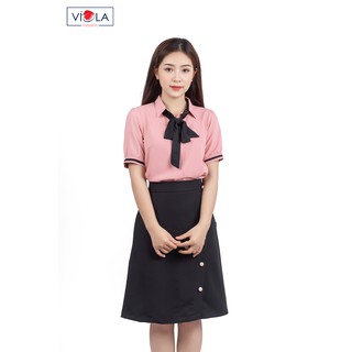 VIOLA_Chân váy xòe qua gối gối chất liệu cao cấp mát mịn co giãn nhẹ_CV2502