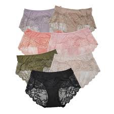 Set quần lót nữ voan pha ren không viền