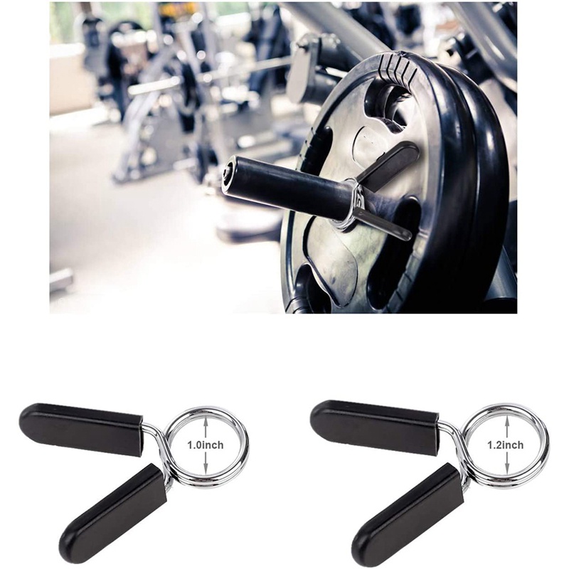 Set 6 Kẹp Tạ 1 Inch (25Mm) Chuyên Dụng Cho Thanh Tạ Tiêu Chuẩn