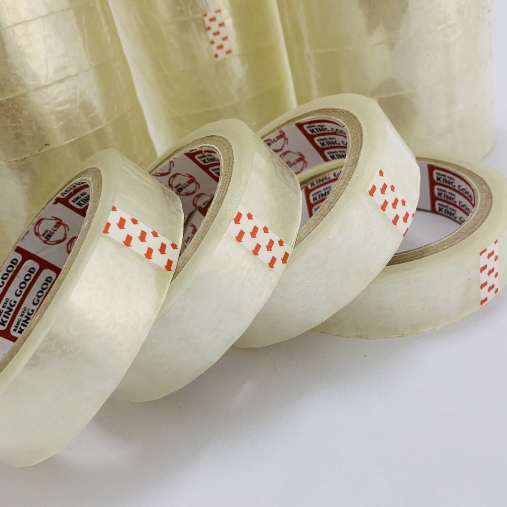 Cuộn băng keo trong gói hàng loại 12mm & 24mm AT222