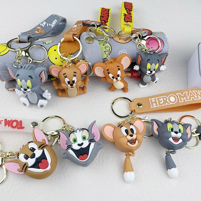 Móc Chìa Khóa Hoạt Hình Tom Và Jerry Đáng Yêu