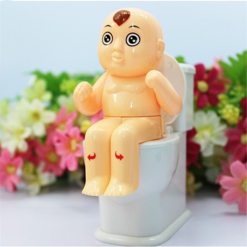 Mô hình đồ chơi toilet phun nước dành cho bé