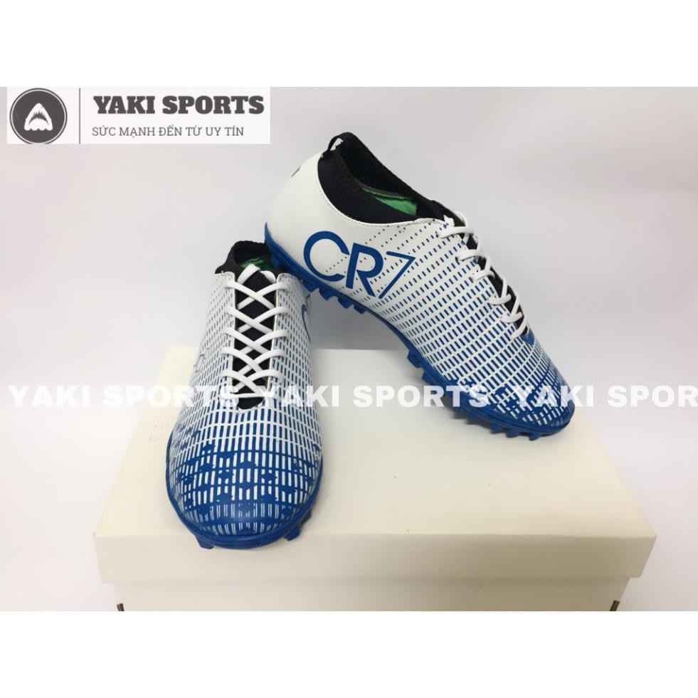 HOT SẴN Giày đá bóng Trẻ Em CR7 Mercurial size 30-37 - Khâu kín đế - Tặng Tất