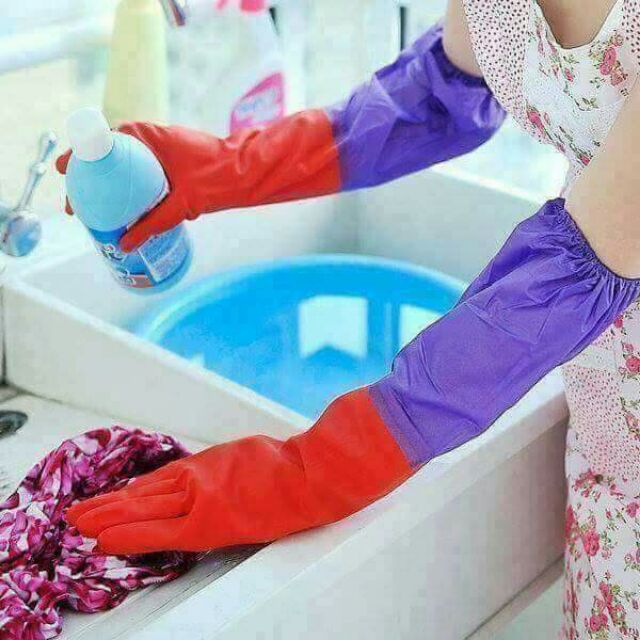 Găng tay rửa bát ,găng tay lót nỉ