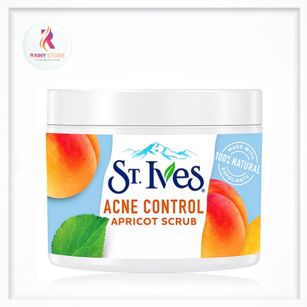 Tẩy tế bào chết toàn thân St.Ives Acne Control Apricot Scrub 283g chính hãng của Mỹ