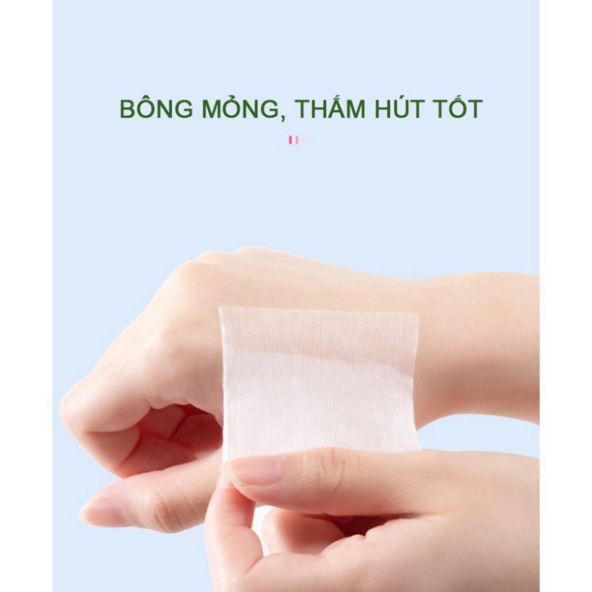 Hộp 1000 Miếng Bông Tẩy Trang Cotton Beauty & Blend Mỏng, Mềm, Không Xơ Bông. H30