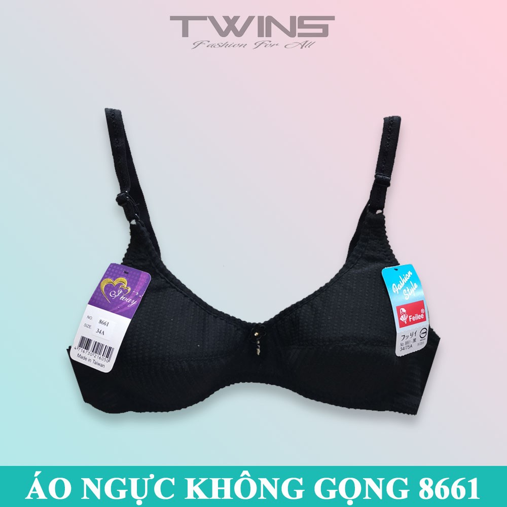 Áo ngực không gọng nữ Iway 8661 chất cotton mút mỏng mềm mịn ôm ngực thấm hút mồ hôi size 34-36-38-40