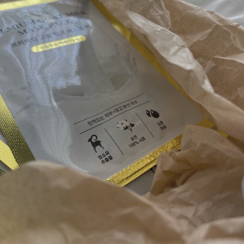 Mặt Nạ Giấy dưỡng trắng da RiRe sữa dê Premium Goat Milk Mask Pack | BigBuy360 - bigbuy360.vn