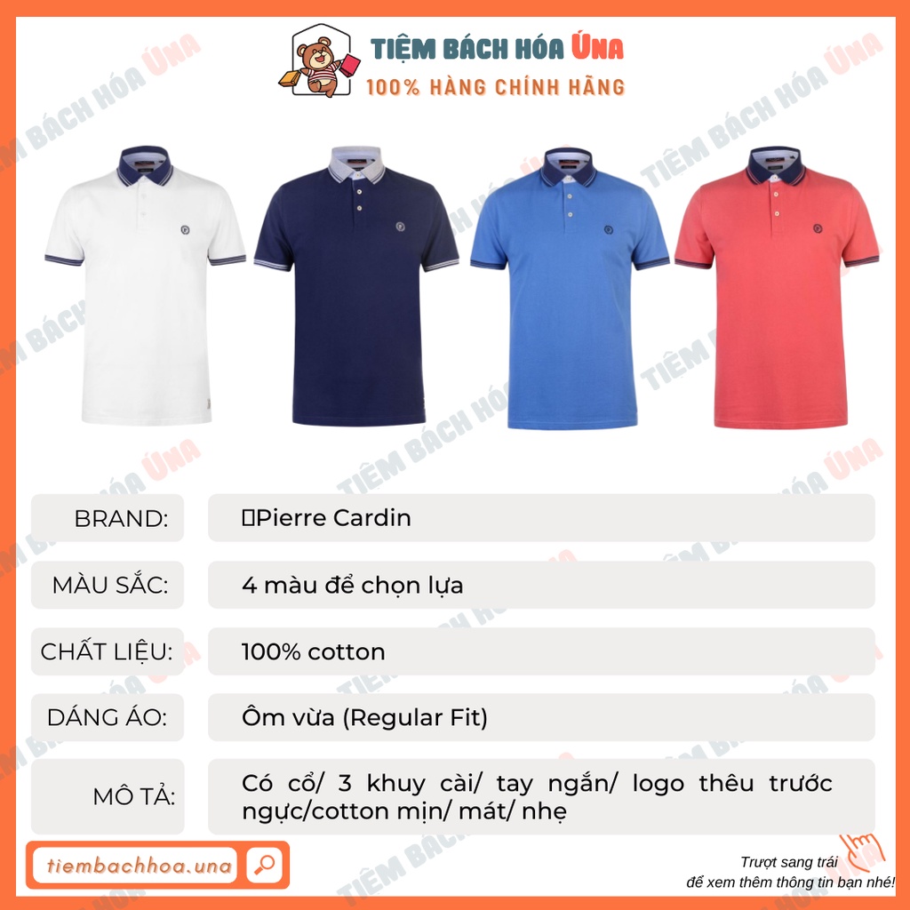 Áo thun nam polo Pierre Cardin nhiều mẫu form rộng cao cấp hơp thời trang