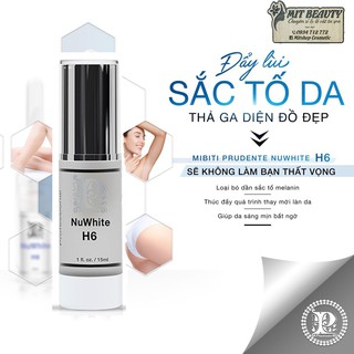 Kem hỗ trợ thâm nách bẹn mông Mibiti Prudente Nuwhite H6 15ml có tem chống hàng giả