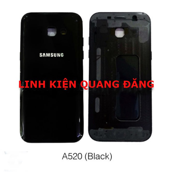 BỘ VỎ SAMSUNG A520 - A5 2017 ZIN TẶNG KEO T-7000