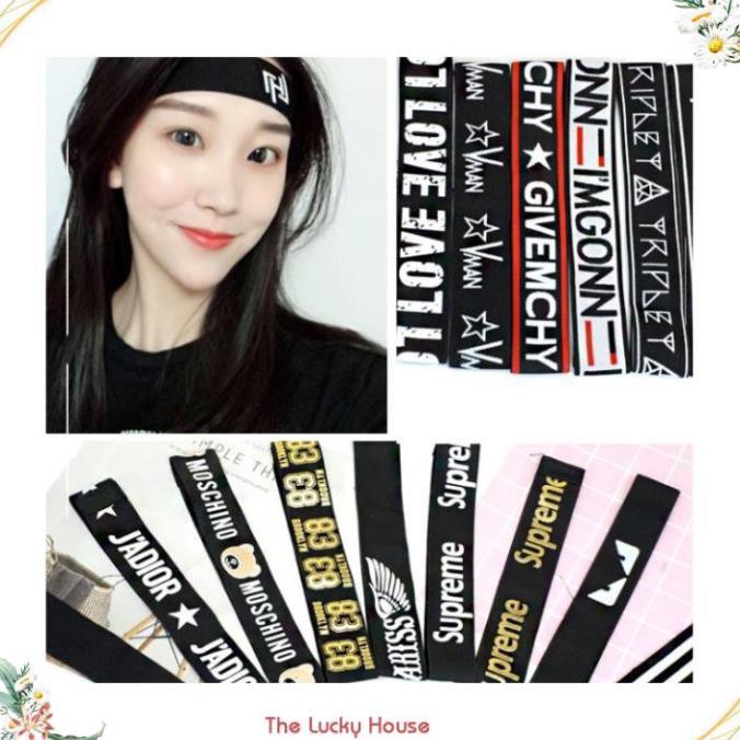 Băng đô Headband KPOP BTS, BIGBANG, băng đô thể thao nam nữ unisex TB37