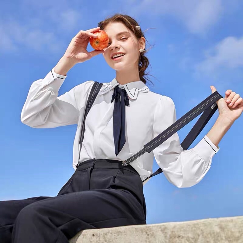 Áo sơ mi trắng XIANGYING