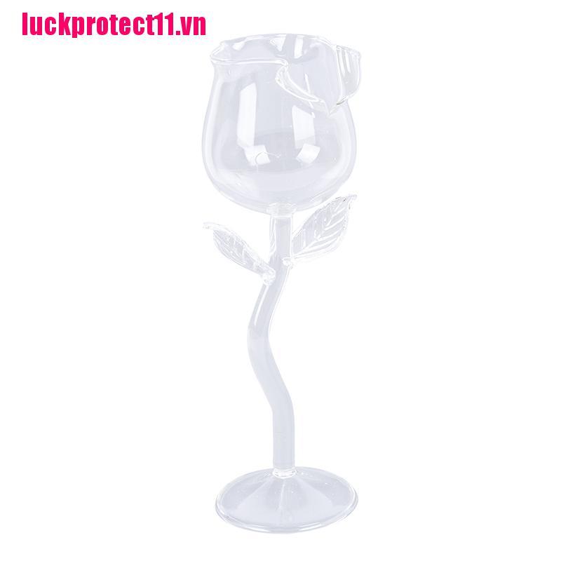 JIAJU 1 New 100ml Rose Shaped Wine Glass Red Wine Goblet Party Wine Cocktail Cup