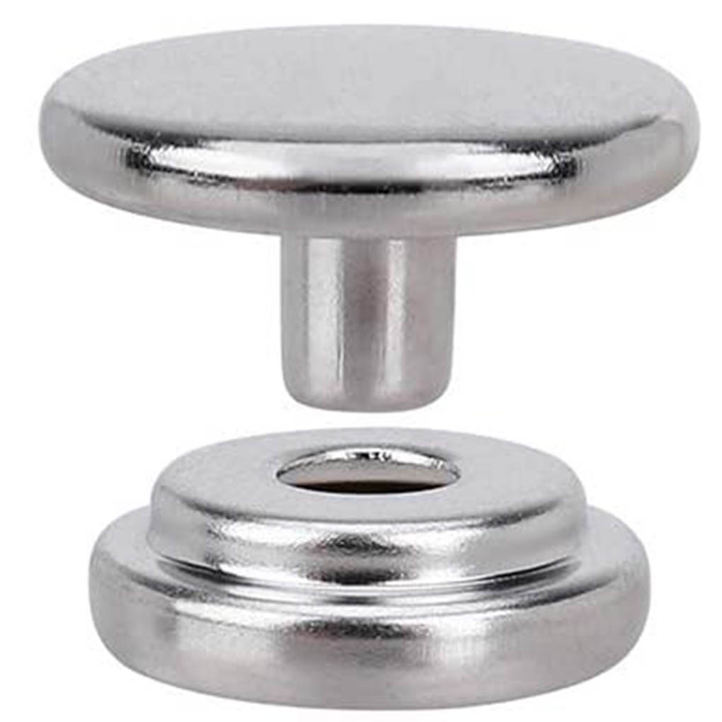 [CHOO] 150 Pcs/set Stainless Steel Snap Button Boat Sailcloth Canvas Snap Fastener Socket Screw Kit with Setting Tool