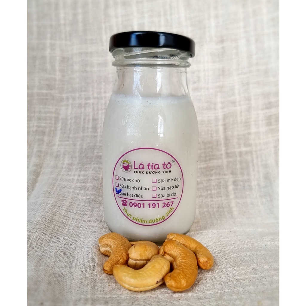 NHÂN HẠT ĐIỀU SẤY 250GR - LÁ TÍA TÔ