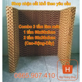 Combo Tấm Làm Mát 1 Tấm 60x60x5cm + 2 Tấm 60x30x5cm