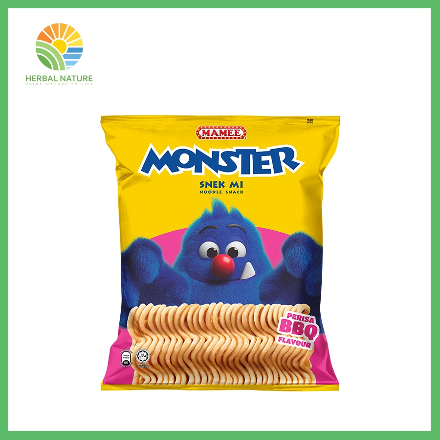 Snack Mì Vị BBQ Hiệu Mamee Monster (8 gói x 25g)