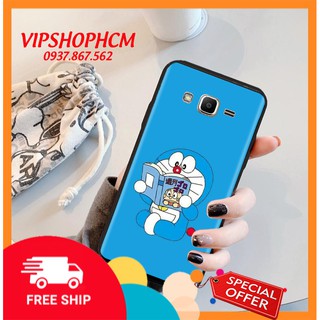 Ốp lưng SamSung J3 2016/ J3 Pro/ J3 2018/ J4/ J4 Plus Hình Doremon Nhảy Múa - viền TPU dẻo