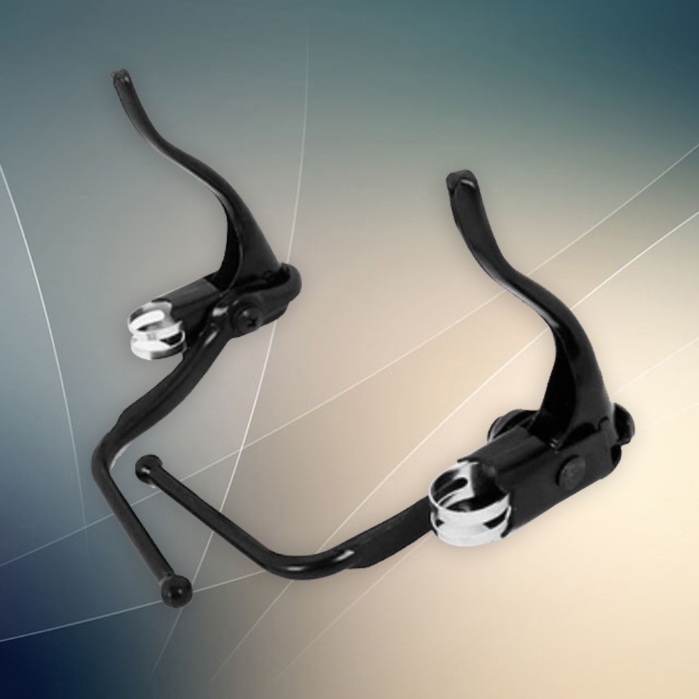 1 Cặp Xe đạp Đường đua Phanh Xe đạp Tay đòn kép Tay cầm cho quảng cáo Bent Drop Bar-168-Digital