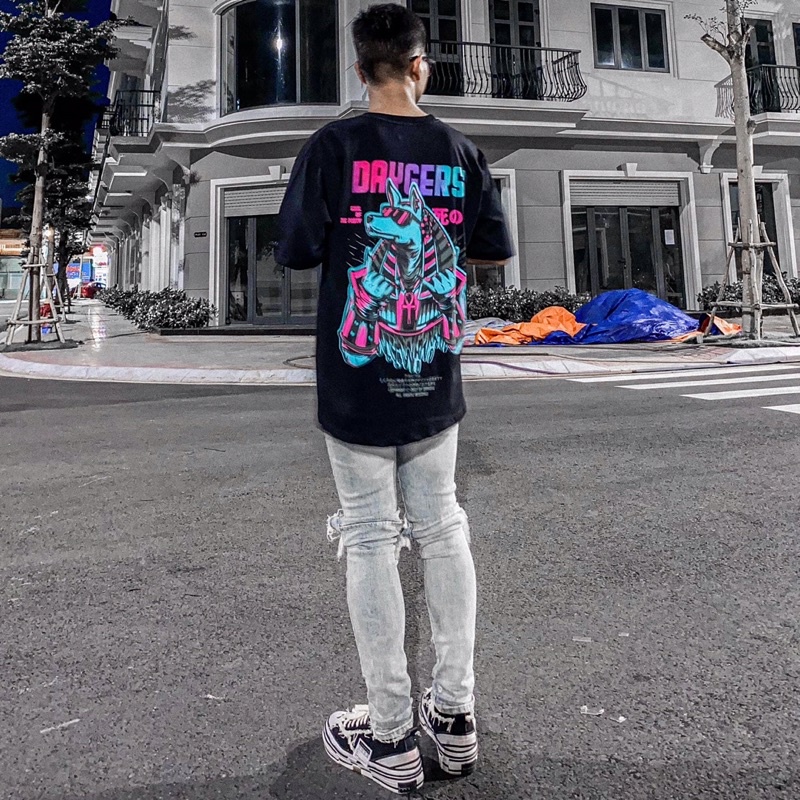Áo thun Unisex Daygers Signature - Áo phông nam nữ cotton 2 chiều dày dặn - Áo local brand chính hãng