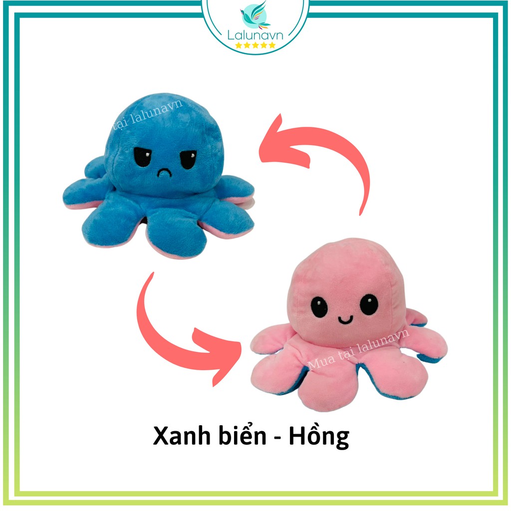 Lalunavn Bạch tuộc cảm xúc bông Cao Cấp vải đẹp , bông nhiều , may kỹ