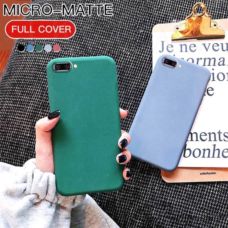 For Ready iPhone 8 7 6 6s Plus SE 2020 Case Soft Matte Silicone Back Cover
